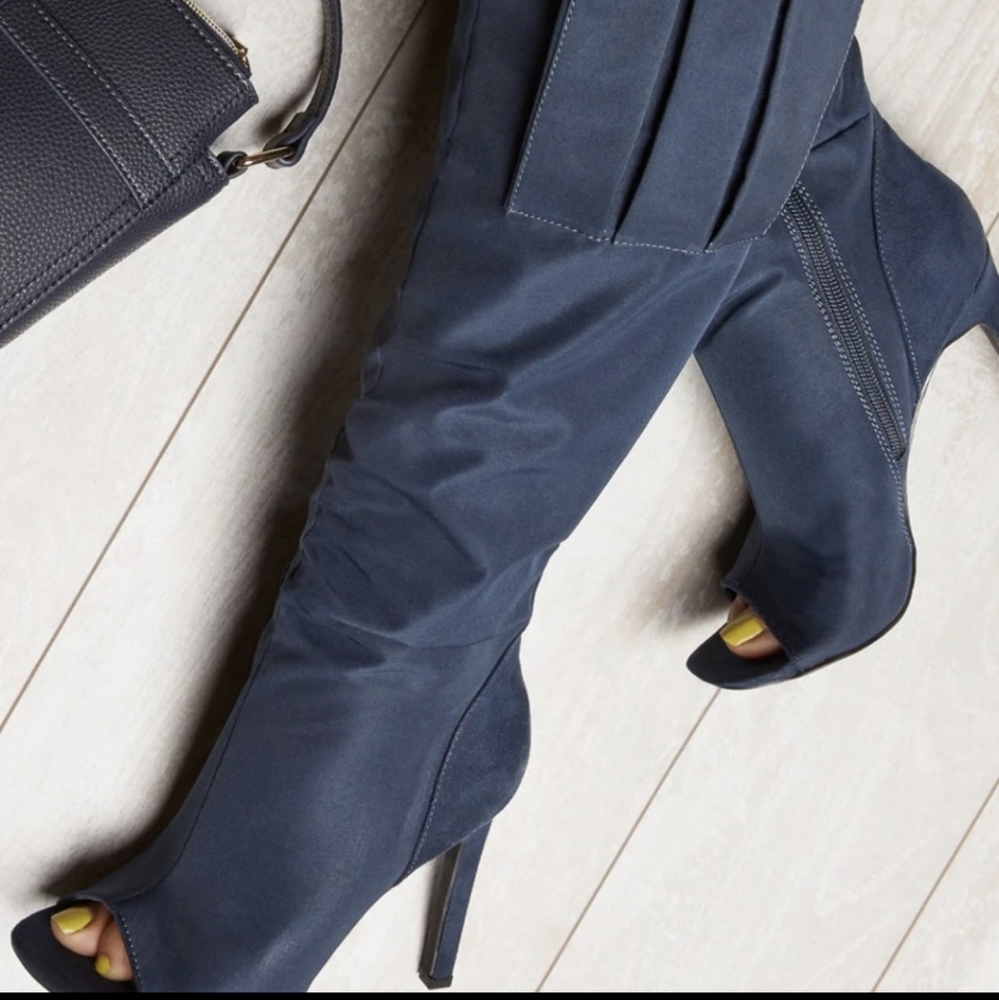 Navy Over the Knee Boots NWT - SOLD